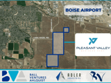 Overhead satellite view of 520 acre lot of Industrial Park